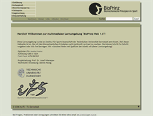 Tablet Screenshot of bioprinz.ifs-tud.de
